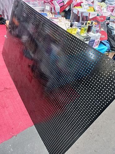 azbest list: Perforasiyalı metal lövhə - Material: qara rəngli metal (toz boya — 1