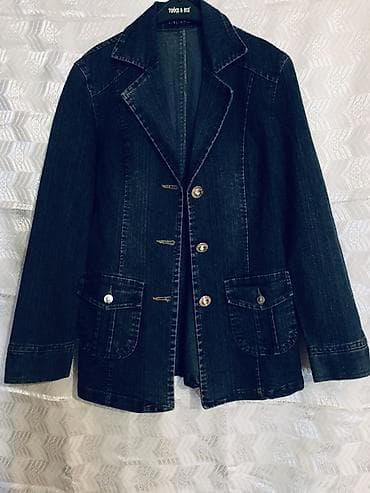 jordan jaket: Cins Pəncək - Qadınlar üçün. - Material: sıx denim (cins parça) — 1