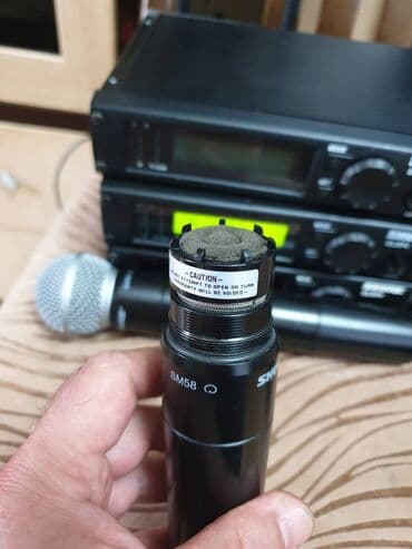 şunurlu mikrafon: Беспроводные (Bluetooth) Микрофон Shure — 3