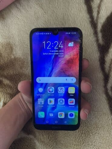 пароварка купить в баку: Honor 8S, 32 ГБ, цвет - Черный, Битый — 1