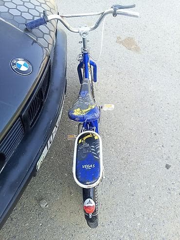 aurus bicycle: Uşaq velosipedi – VEGAS New Bike - Rəng: mavi, dekorativ “VEGAS” — 5