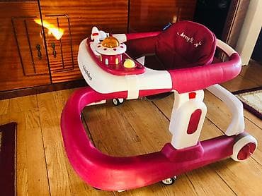 Xodunoklar: Uşaq gəzdirəni – Baby Walker, Cherry Baby - Rəng: qırmızı/ağ - — 4