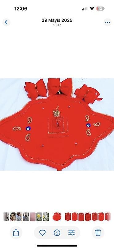 joker sekilleri: Qurbanlıq heyvan üçün bəzək dəsti – qırmızı rəngdə Məhsulun tərkibi — 4
