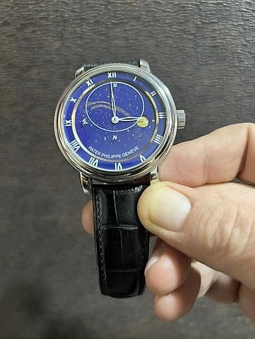Smart saatlar: Qol saatı, Patek Phillipe, rəng - Mavi — 1