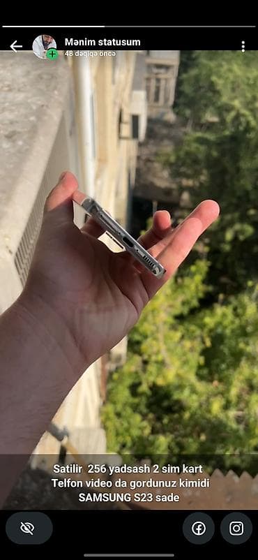 xiaomi redmi note 8: Samsung Galaxy S23, 256 GB, rəng - Bej, İki sim kartlı — 4