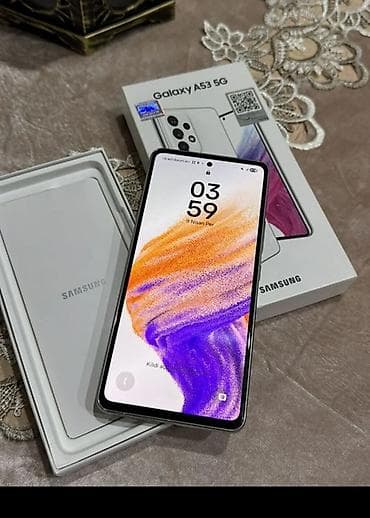 samsung 9192: Samsung Galaxy A53 5G, 256 ГБ, цвет - Белый, Отпечаток пальца — 3