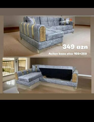 mətbəx stol: Divan, Yeni, Açılan, Bazalı, Parça, Şəhərdaxili pulsuz çatdırılma — 10