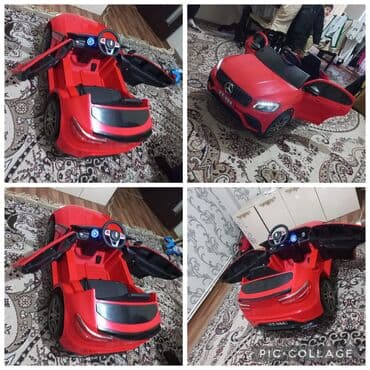 marina_baby_baku instagram: Ayla….Uşaq elektrik maşını – qırmızı rəngdə, ikişaqlı qapılar, iri — 1