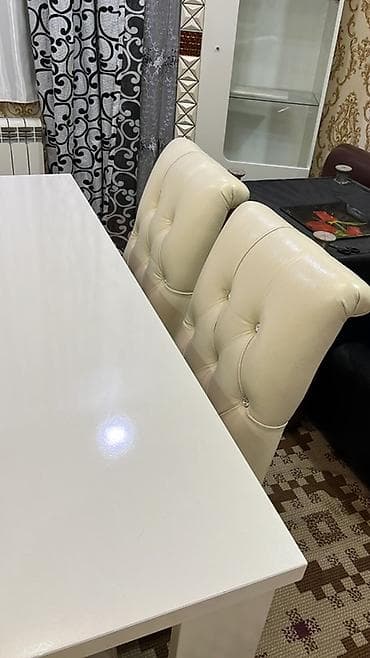 master tools baku: Qonaq otağı üçün, Açılan, Dördbucaq masa, 6 stul — 4