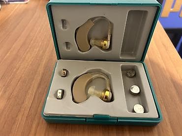 tibb geyimi: Qulaq arxası eşitmə cihazı – 2 ədəd (cüt) Xüsusiyyətlər: - Qulaq — 3