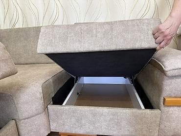 Divanlar: L formalı künc divanı Evdə mebel dəyişikliyi edildiyi üçün satılır, 2 — 5