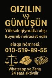 золотые изделия в баку цены: Xidmət: Qızıl və gümüşün alışı Təsvir: - Qızıl və gümüş — 1