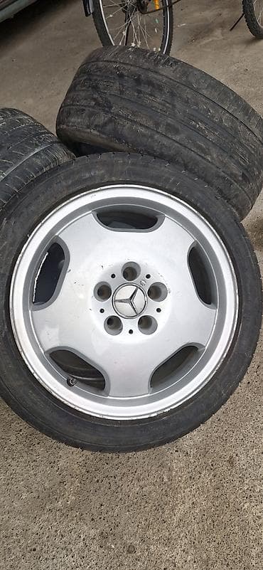 4 təkərli motor: Disk təkər Mercedes-Benz 225 / 45 / R 17, 5 Boltlu — 5