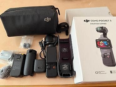 mini prosessor: DJI Osmo Pocket 3 – Creator Combo dəsti Çox az istifadə edilib — 3