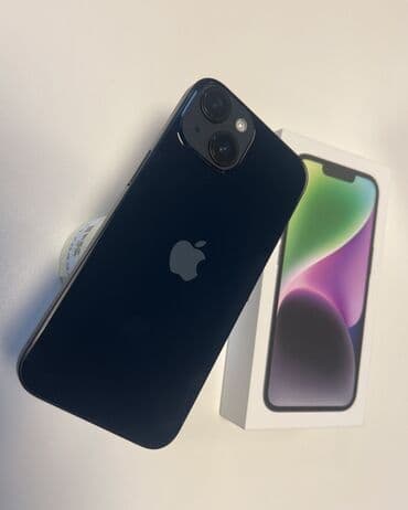 kandisaner işlenmiş: IPhone 14, 128 GB, Midnight, Face ID — 1