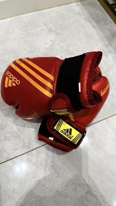 matlar: Məhsul: Boks əlcəkləri – Adidas Professional - Rəng: qırmızı, sarı — 5