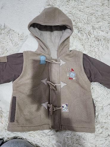 Donlar: Uşaq üçün kapüşonlu fleece gödəkçə. Детская флисовая куртка. Размер — 2