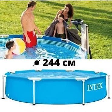 big bag: INTEX 244*51 karkaslı hovuz – bağ və həyətlər üçün praktik ailəvi — 3