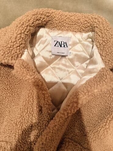 детские натуральные шубы: Пальто, Для девочек, 9 - 10 лет, Zara Kids — 3