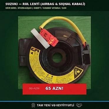 statır: Sükan lenti, Suzuki, 37480-62J, 2009 il, Yeni, Ödənişli çatdırılma — 1