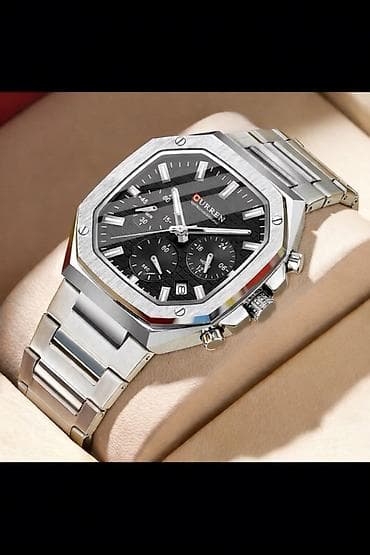 ilan saat: Yeni, Qol saatı, Curren, rəng - Gümüşü — 2