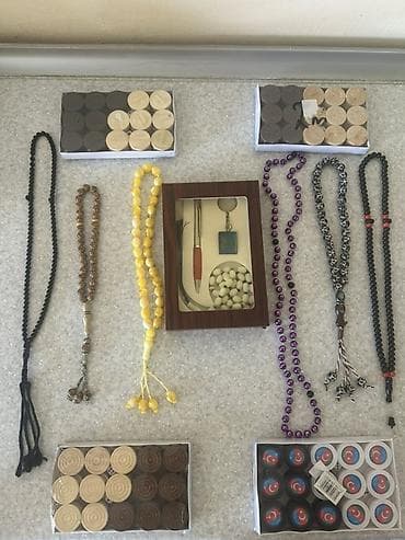 tebii mirvari muncuq: Məhsul: Təsbeh və aksesuar dəsti Təsvir: - Müxtəlif üslub və — 2