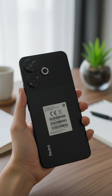 ayfon6 qiymeti: Redmi 13, 256 GB, rəng - Qara, Zəmanət, Sensor, Barmaq izi — 2