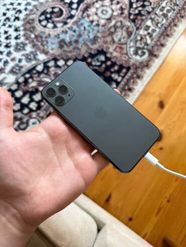 irshad telecom iphone 11: IPhone 11 Pro, 64 GB, Matte Space Gray, Simsiz şarj — 2