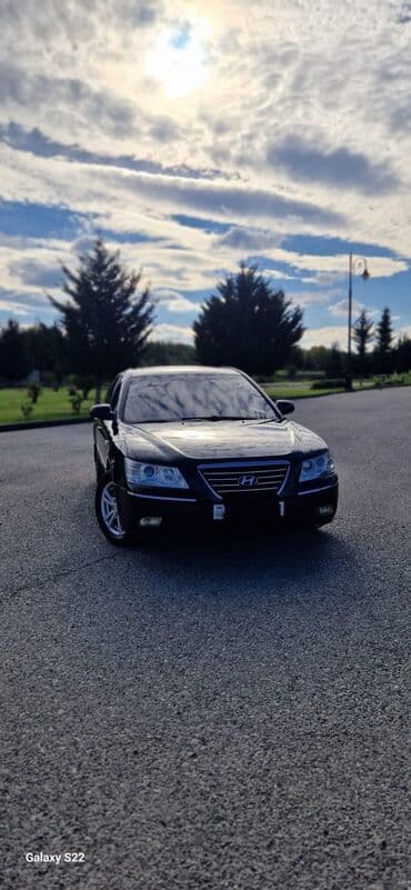 kia ceed 2010: Hyundai Sonata sedan – qara rəng, 4 qapı, arxa ötürücülük anteni — 11