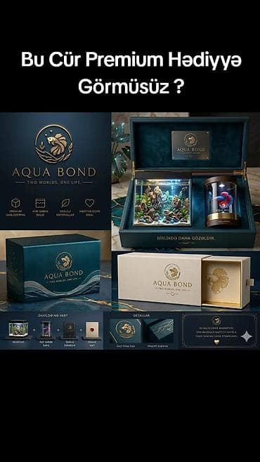 Aqua Bond – Two Worlds. One Life. Premium hədiyyə dəsti: zərif