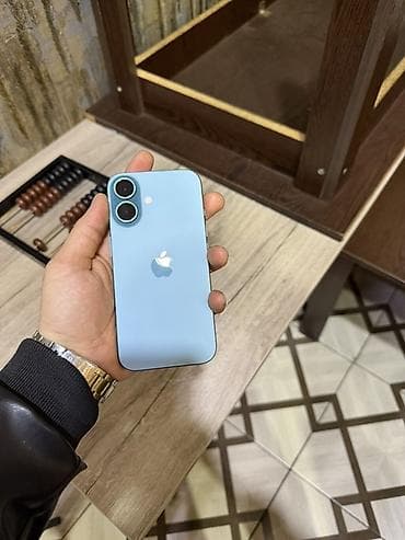 iphone 16 e satış: IPhone 16, 128 GB, Mavi — 3
