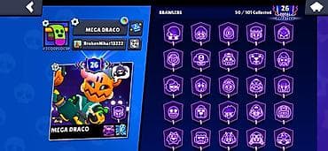 Brawl Stars hesabı – “MEGA DRACO” - Trophies: 31,487 (maksimum — 3