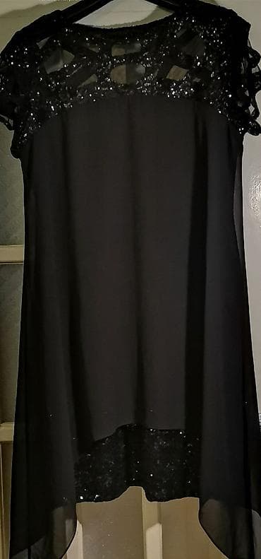 don sumqayit: Kokteyl libas. Sinə qol və ətək biser işləmə, üstü şifon, altı astarlı — 1