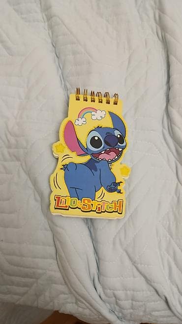 Məhsul: Lilo & Stitch temalı spiral dəftər - Forma: Stitch