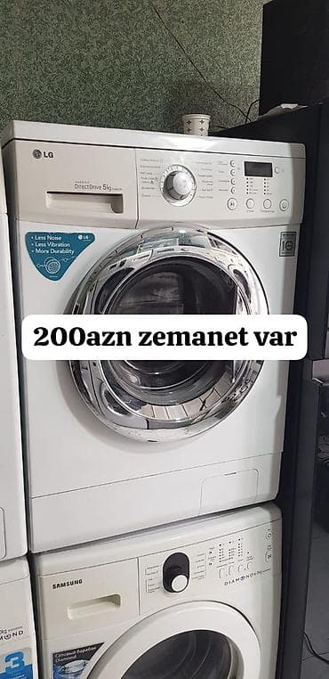 et masini: LG paltaryuyan maşın – Inverter Direct Drive, 5 kq yükgötürmə. Ön — 1