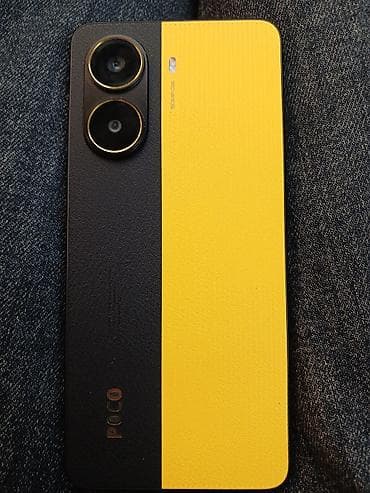 telfolar: Poco X7 Pro, 512 GB, rəng - Sarı, Barmaq izi — 2