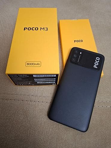 redmi niye 9: Poco M3, 128 GB, rəng - Qara, Barmaq izi — 8
