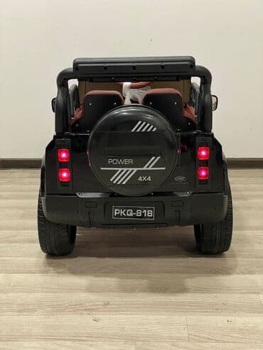 maşınlar uşaq üçün: Əsl Jeep uşaq maşını. Land Rover Defnedre 😎 12 V Güclü Batareya 4 — 3