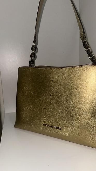 Çantalar: Michael Kors çanta - Rəng: metalik qızılı - Material: teksturalı — 1