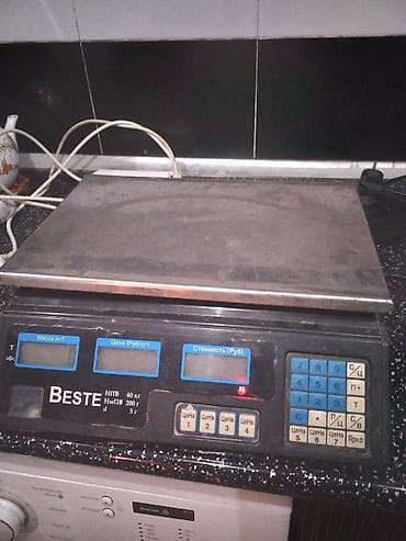 terezi proqrami yukle: BESTE elektron tərəzi - Tip: Ticarət/market tərəzisi, elektron — 1