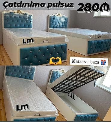 Yeni, Təknəfərlik çarpayı, Bazalı, Matras ilə lalafo.az -da Yeni, Təknəfərlik çarpayı, Bazalı, Matras ilə