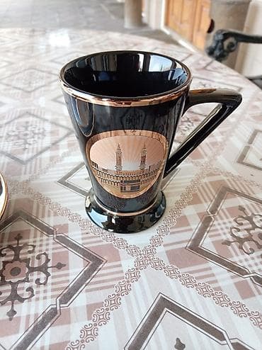 qəhvə servizi: Qəhvə dəsti, rəng - Qara, Farfor, Çexiya — 1