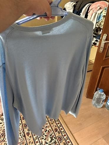 Kurtkalar: Sviter, Benetton, XL, rəng - Mavi — 2