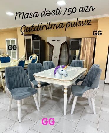 2ci əl şkaf: Yeni, Masa və oturacaqlar — 1