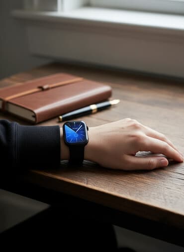 baku electronics qulaqlıq: Yeni, Smart saat, Apple, Sensor ekran, rəng - Qara — 1