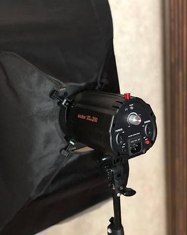 işığ: Godox "Mini Pioneer 200 Kit" tam dəst! Studiya işıqları. 2 Eded Godox — 6