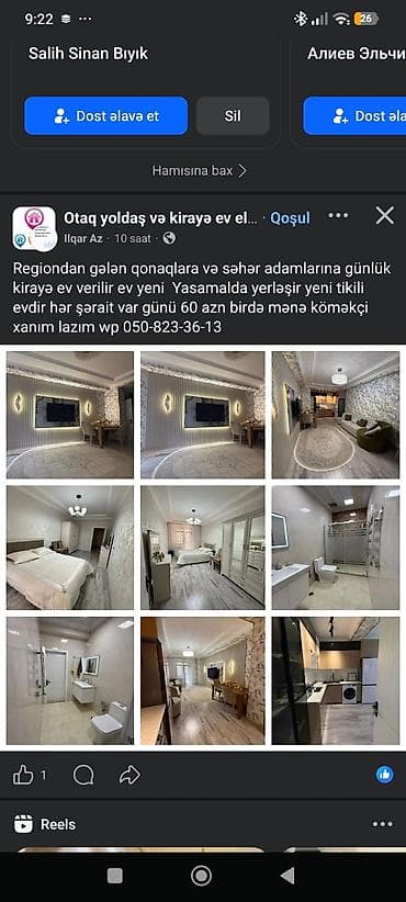 bufet: Mebel dəsti – qonaq otağı üçün - Divan: 3 nəfərlik, yumşaq parça — 3