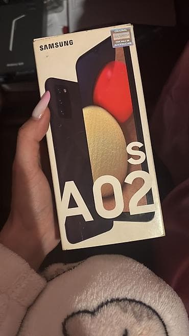 Samsung Galaxy A02 S, 32 GB, rəng - Qara, İki sim kartlı