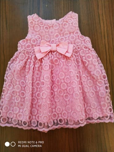 детские вещи маленькие: Детское платье, Праздничное, 9 - 12 мес. — 1