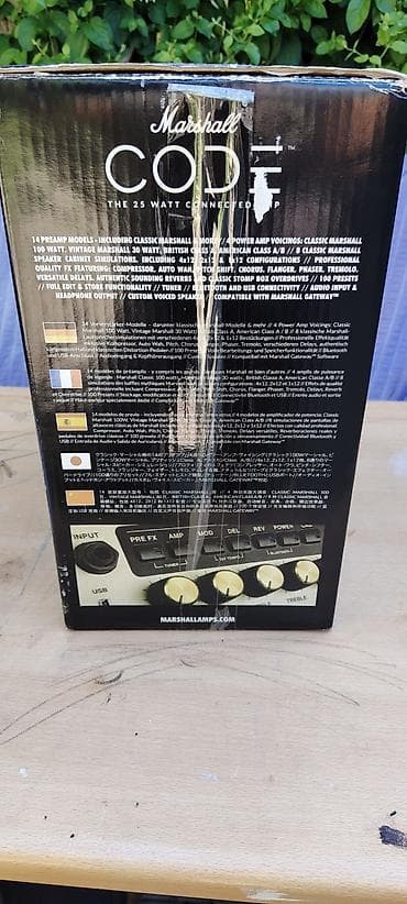 Gitara gücləndiricisi, Marshall, 25 Vt, Ünvandan götürmə, Ödənişli çatdırılma — 9